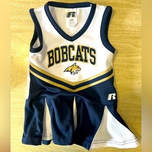 Montana State University Bobcat cheerleader outfit